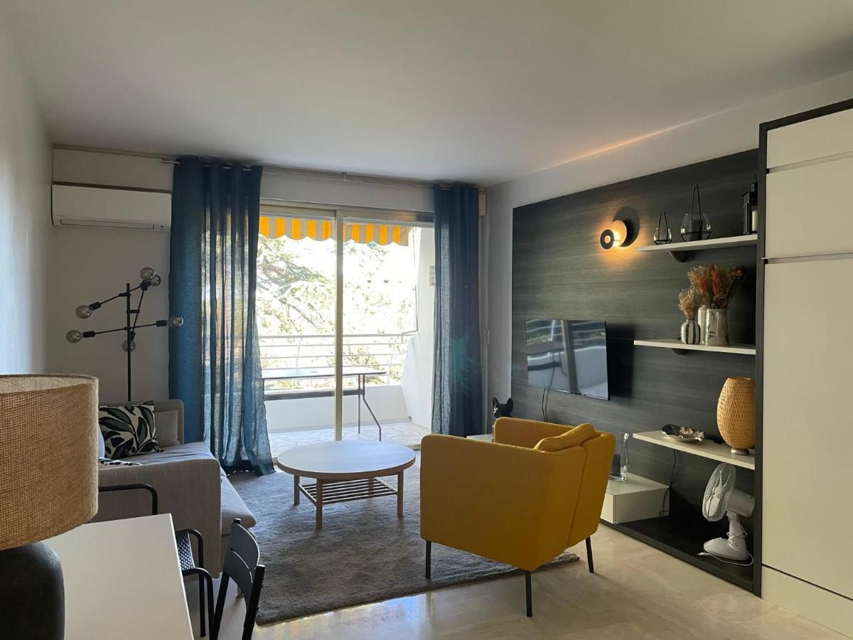 C012-Appartement Confortable Avec Piscine, Tennis Et Grand Parc Cannes Buitenkant foto