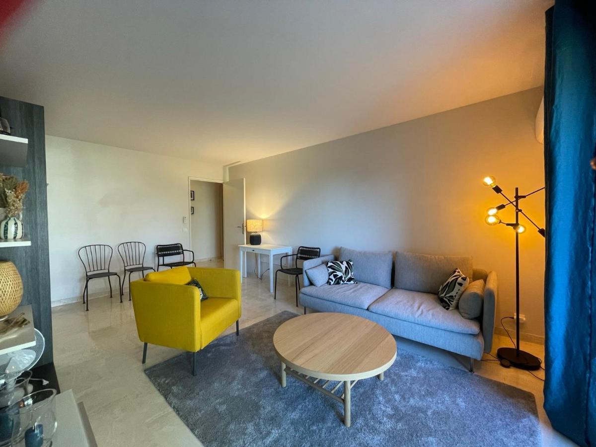 C012-Appartement Confortable Avec Piscine, Tennis Et Grand Parc Cannes Buitenkant foto