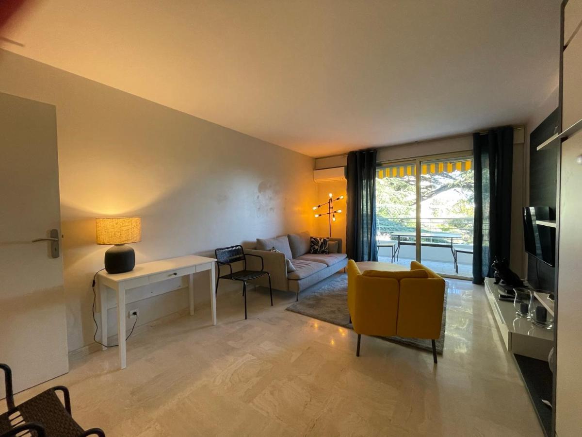 C012-Appartement Confortable Avec Piscine, Tennis Et Grand Parc Cannes Buitenkant foto